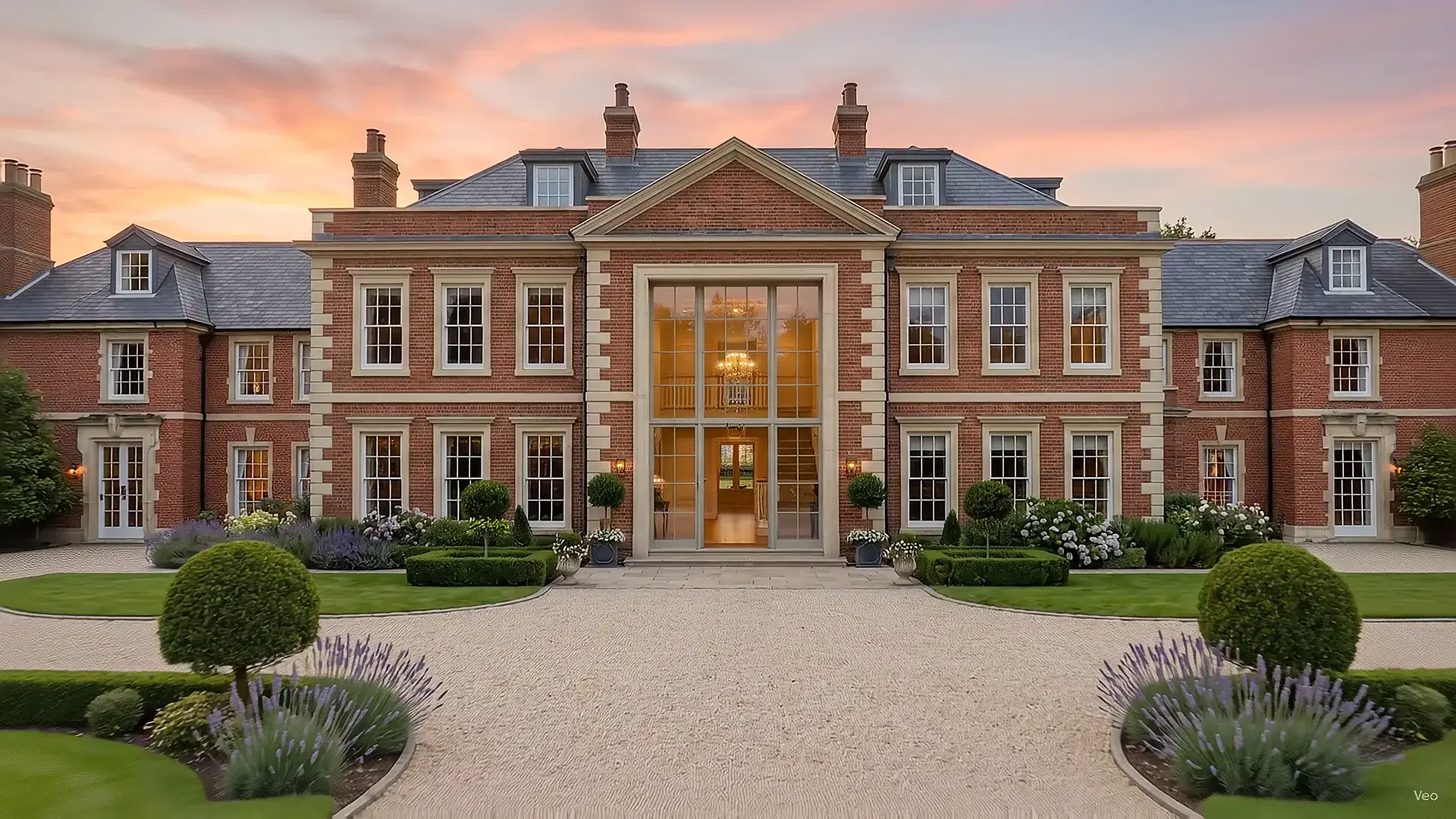 Luxury country house with engineered oak flooring — LIGNORA