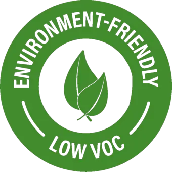 Environment-friendly, low VOC emissions